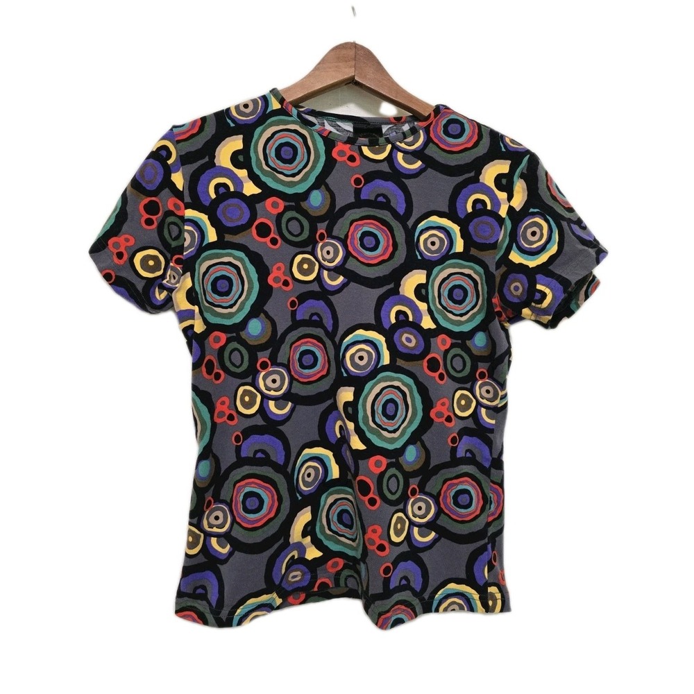 MOMA Abstract Circle Shirt Womens Wassily Kandinsky Y2K Vintage Size Small - Picture 1 of 6
